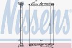 Nissens 614460 радиатор, охлаждение двигателя на DAF 85 CF