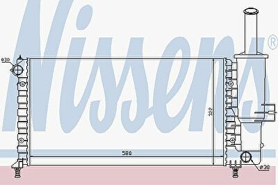 Nissens 61764 радиатор, охлаждение двигателя на FIAT PUNTO (188)