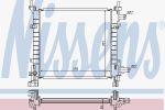 NISSENS 62083A Радиатор охлаждения двигателя (62083A)