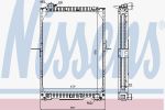 Nissens 62657A радиатор, охлаждение двигателя на MERCEDES-BENZ SK