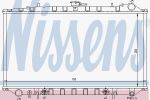 Nissens 62978 радиатор, охлаждение двигателя на NISSAN AVENIR
