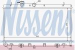 NISSENS Радиатор SUBARU LEGACY IV 2.0-3.0 04- (45111AG011, 64114)