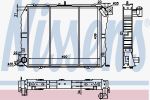 Nissens 64737 радиатор, охлаждение двигателя на TOYOTA HIACE III фургон (YH7_, LH6_, LH7_, LH5_, YH5_, YH6_)
