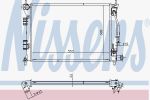 NISSENS NS675014_радиатор системы охлаждения! Hyundai Elantra 1.6-2.0i 10> (675014)