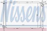 Nissens 68722 радиатор, охлаждение двигателя на NISSAN MICRA III (K12)