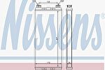 Nissens 72055 теплообменник, отопление салона на MERCEDES-BENZ ACTROS MP2 / MP3