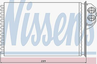 NISSENS Радиатор отопителя(с кондиционером) PSA 307 1,4-2,0L 08/00-> 6448K0/6448.K0 (6448.K0, 72943)