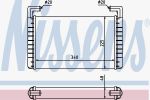 NISSENS Радиатор отопителя RVI Magnum (92-96), (96-), E.TECH(00-) (335x228x38) (73371)