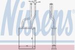 Nissens 73457 теплообменник, отопление салона на TOYOTA HIACE IV автобус (LH1_)