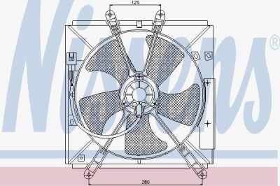 NISSENS Вентилятор радиатора (Nissens) (85330)