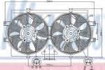 NISSENS Вентилятор CHRYSLER STRATUS 95- (85388)