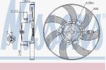 Nissens 85716 вентилятор, охлаждение двигателя на VW POLO CLASSIC (6KV2)