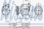 Nissens 890047 компрессор, кондиционер на TOYOTA YARIS VERSO (_NLP2_, _NCP2_)