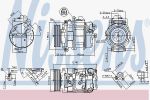 Nissens 890069 компрессор, кондиционер на 3 Touring (E91)