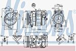 Nissens 890073 компрессор, кондиционер на 5 (E60)
