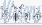 Nissens 890176 компрессор, кондиционер на KIA VENGA (YN)