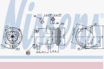 Nissens 89163 компрессор, кондиционер на SMART FORTWO купе (451)