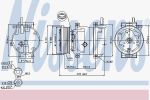 Nissens 89221 компрессор, кондиционер на CHEVROLET NUBIRA седан