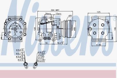 Nissens 89229 компрессор, кондиционер на MAZDA 323 F V (BA)