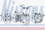 Nissens 89358 компрессор, кондиционер на FORD FUSION (JU_)