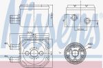 Nissens 90652 Радиатор масляный VAG A4/A6/A8/PASSAT/T5 2.3-3.2/1.9TD -05
