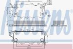 Nissens 90784 масляный радиатор, двигательное масло на MERCEDES-BENZ SPRINTER 5-t c бортовой платформой/ходовая часть (906)