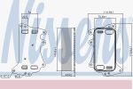 Nissens 90903 масляный радиатор, автоматическая коробка передач на 3 (F30, F35, F80)