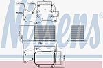 Nissens 90906 масляный радиатор, двигательное масло на X3 (F25)