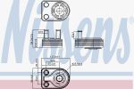 Nissens 90971 масляный радиатор, двигательное масло на FORD FOCUS III Turnier