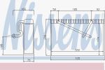 Nissens 92168 испаритель, кондиционер на OPEL VECTRA B универсал (31_)