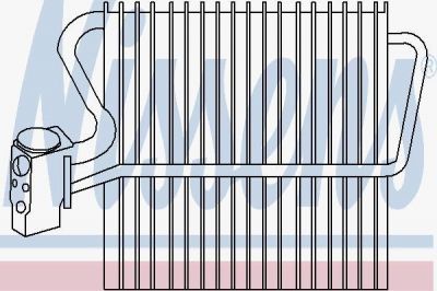 Nissens 92197 испаритель, кондиционер на RENAULT TWINGO I (C06_)