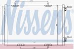 Nissens 940055 Конденсер PEUGEOT 207 1.4 A/T 06-