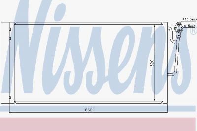 NISSENS Конденсер MINI Cooper 07- (64539239920, 940118)
