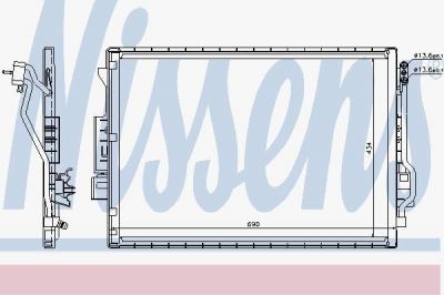 NISSENS Конденсер MB W221/C216 3.0-6.2 05- (2215000754, 940137)