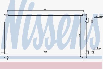 NISSENS Конденсер HONDA CR-V (06-) 2.0 i 16V (80110SWAA01, 940163)