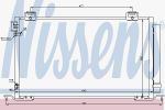 Nissens 940283 конденсатор, кондиционер на TOYOTA AVENSIS (T25_)