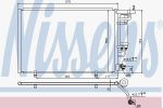 Nissens 940286 конденсатор, кондиционер на FORD FIESTA VI