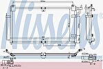 Nissens 940290 конденсатор, кондиционер на SSANGYONG KORANDO Cabrio (KJ)