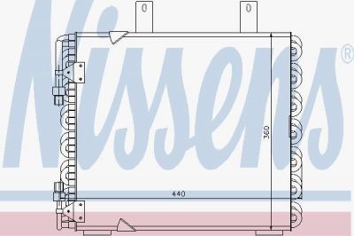 Nissens 94172 конденсатор, кондиционер на 3 (E30)