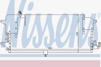 NISSENS Конденсер VAG PASSAT 1.6-2.8/1.6-1.9 TDi 88-98 (357820413A, 94174)