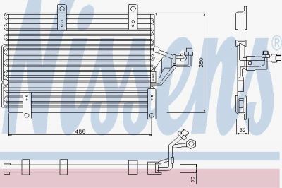 Nissens 94215 конденсатор, кондиционер на FIAT TEMPRA S.W. (159)
