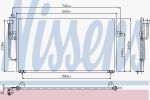 NISSENS Конденсер VOLVO S40 1.6-2.0 95-06 (30897260, 94306)