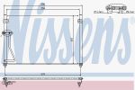 NISSENS Конденсер MAZDA 626 V 1.8/2.0/2.0 TD 97-03 (GE4T61480A, 94428)