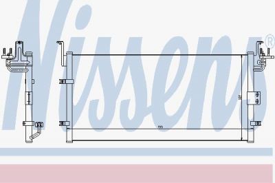 NISSENS Радиатор кондиционера SONATA MK IV 01.10-02 (97606-38001, 94447)