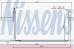 NISSENS Конденсер NISSAN MICRA K11 1.0/1.3/1.4/1.5 D 92-04 (921106F600, 94498)