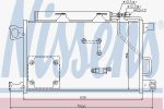 NISSENS Радиатор кондиционера MB W203 2,7CDI/3,0CDI 00-> (203 500 16 54, 94857)