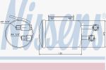 Nissens 95106 осушитель, кондиционер на SEAT TOLEDO I (1L)