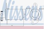 Nissens 95228 Осушитель кондиционера MB W202/A208/C208 1.8-5.5 94-02