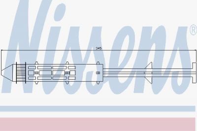 Nissens 95326 осушитель, кондиционер на SKODA ROOMSTER Praktik (5J)