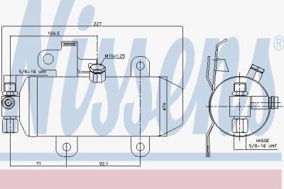 Nissens 95459 осушитель, кондиционер на RENAULT TRUCKS Premium 2